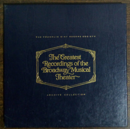Various : The Greatest Recordings Of The Broadway Musical Theater - Romantic Musicals (4xLP, Comp + Box)
