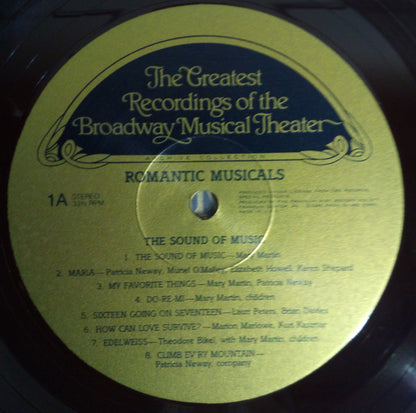 Various : The Greatest Recordings Of The Broadway Musical Theater - Romantic Musicals (4xLP, Comp + Box)