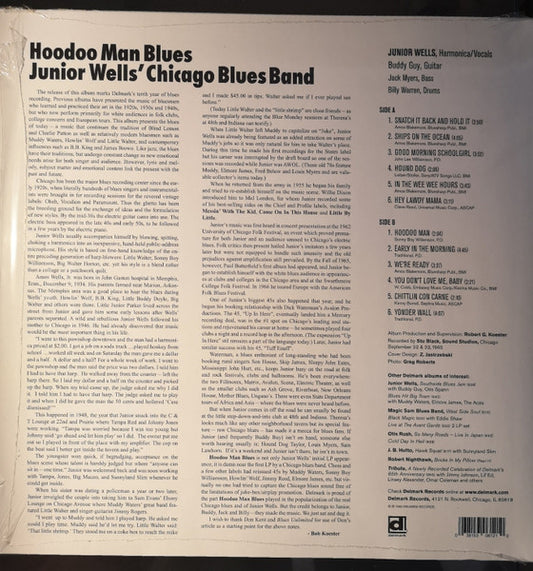 Junior Wells' Chicago Blues Band With Buddy Guy : Hoodoo Man Blues (LP, Album, RE)