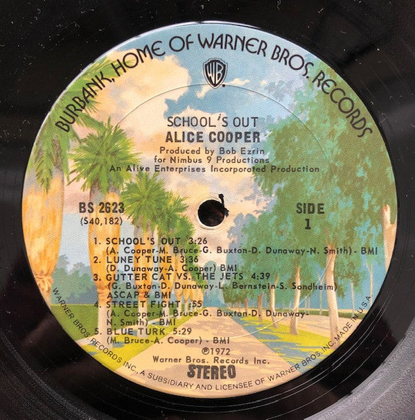 Alice Cooper : School's Out (LP, Album, RP, Pit)