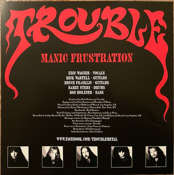Trouble (5) : Manic Frustration (LP, Album, RE)