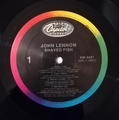 Lennon*, Plastic Ono Band* : Shaved Fish (LP, Comp, RP)