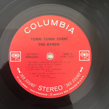 The Byrds : Turn! Turn! Turn! (LP, Album, Pit)