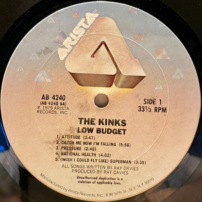 The Kinks : Low Budget (LP, Album, Club, Pit)
