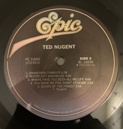 Ted Nugent : Ted Nugent (LP, Album, RE, Pit)