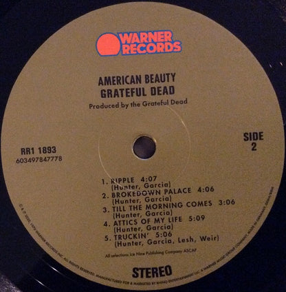 Grateful Dead* : American Beauty (LP, Album, RE, 50t)