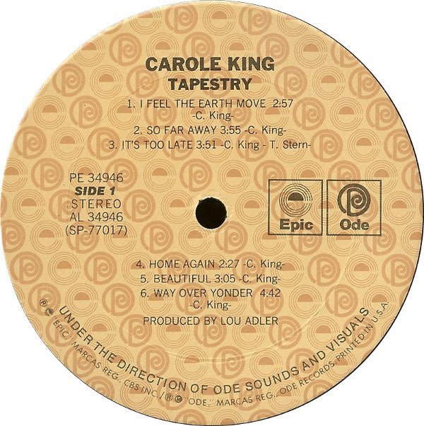 Carole King : Tapestry (LP, Album, RE, Bei)