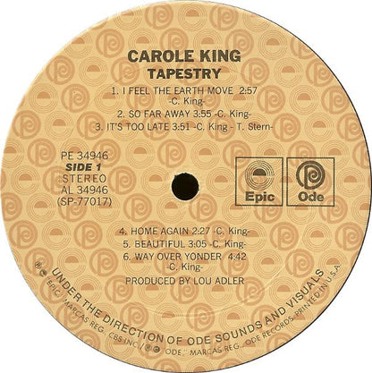 Carole King : Tapestry (LP, Album, RE, Bei)
