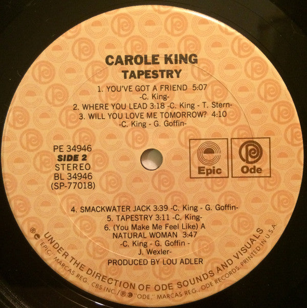 Carole King : Tapestry (LP, Album, RE, Bei)