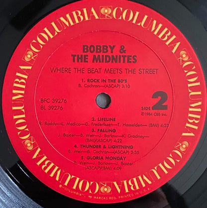 Bobby And The Midnites : Where The Beat Meets The Street (LP, Album, Pit)