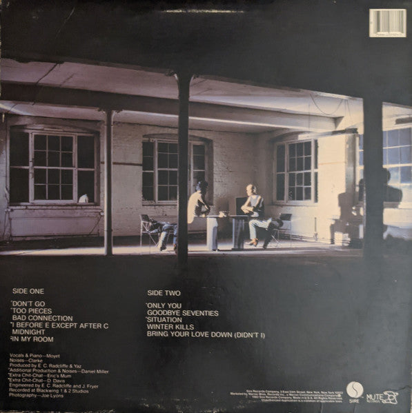 Yaz* : Upstairs At Eric's (LP, Album, Spe)