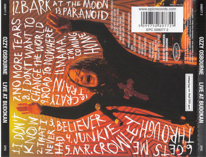Ozzy Osbourne : Live At Budokan (CD, Album, RE)
