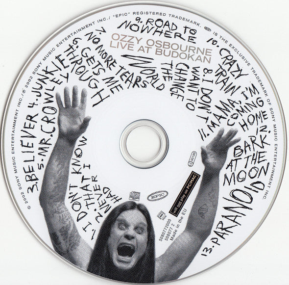 Ozzy Osbourne : Live At Budokan (CD, Album, RE)
