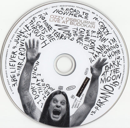 Ozzy Osbourne : Live At Budokan (CD, Album, RE)