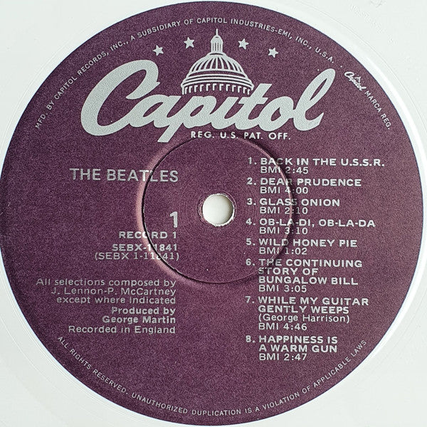 The Beatles : The Beatles (2xLP, Album, Ltd, RE, Whi)