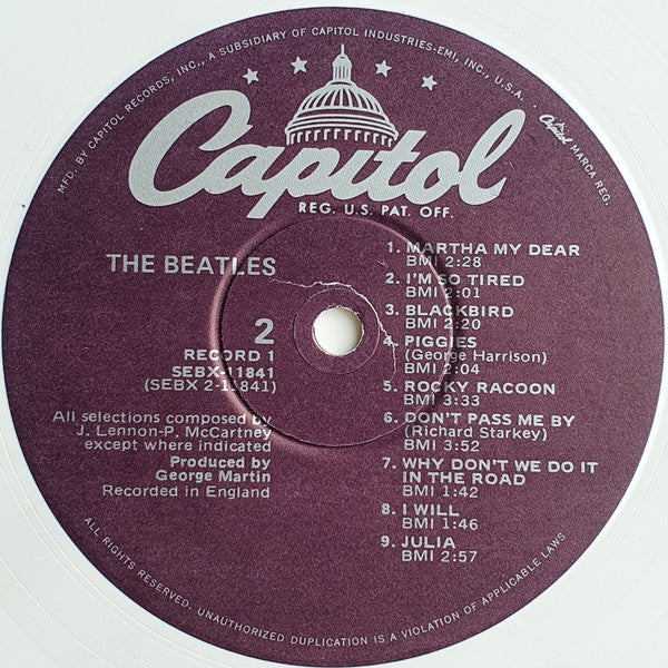 The Beatles : The Beatles (2xLP, Album, Ltd, RE, Whi)