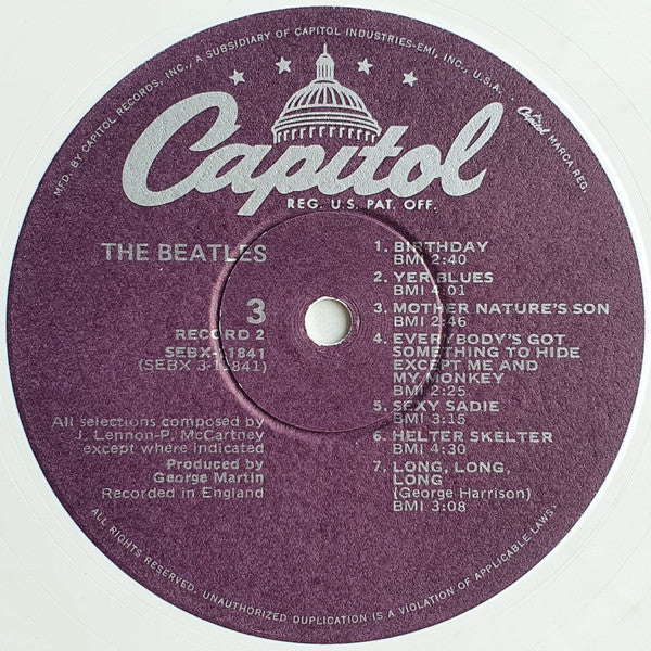 The Beatles : The Beatles (2xLP, Album, Ltd, RE, Whi)