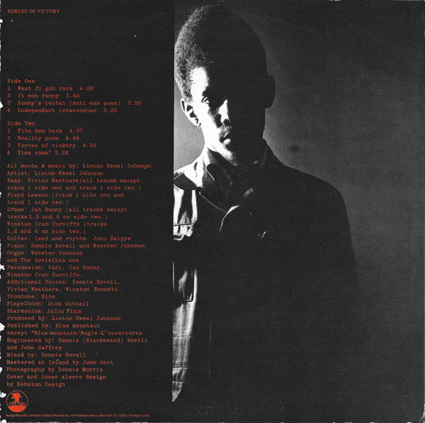 Linton Kwesi Johnson : Forces Of Victory (LP, Album)