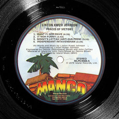 Linton Kwesi Johnson : Forces Of Victory (LP, Album)