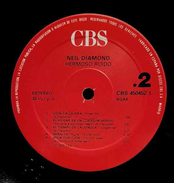 Neil Diamond : Beautiful Noise (LP, Album, RE)
