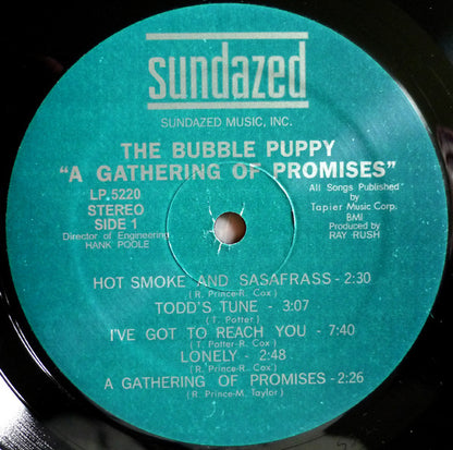 Bubble Puppy : A Gathering Of Promises (LP, Album, RE)