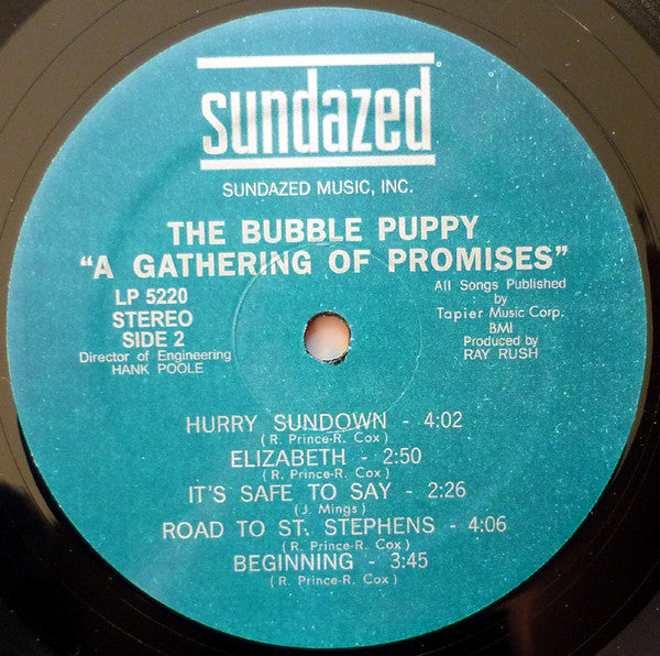 Bubble Puppy : A Gathering Of Promises (LP, Album, RE)
