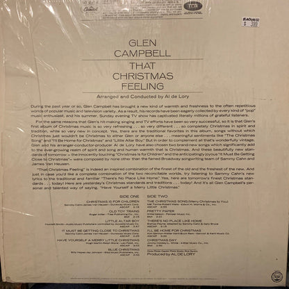 Glen Campbell : That Christmas Feeling (LP, Album, Scr)