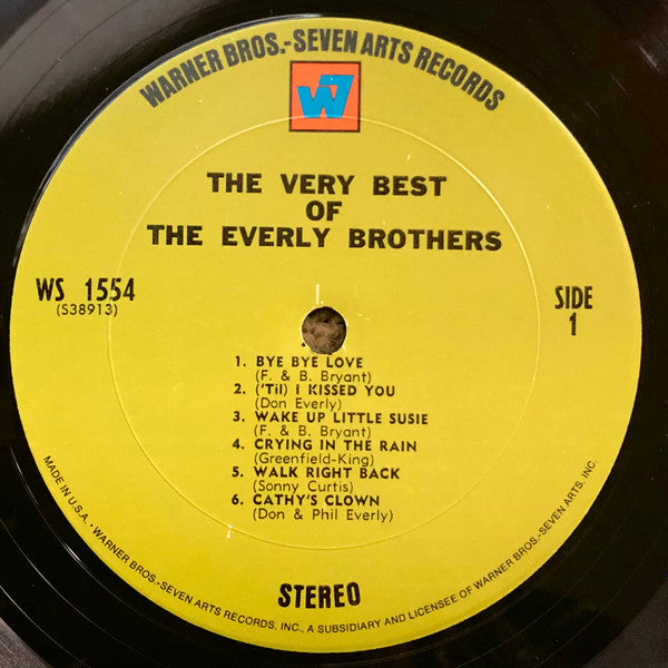 The Everly Brothers* : The Very Best Of The Everly Brothers (LP, Album, RP, Pit)
