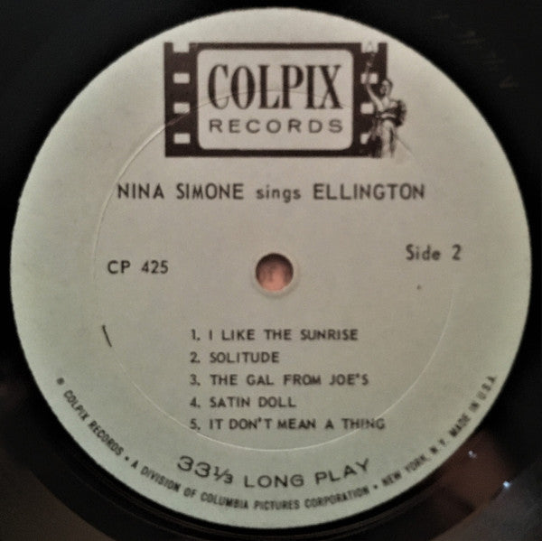 Nina Simone : Nina Simone Sings Ellington (LP, Mono)