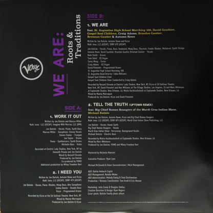 Jon Batiste : We Are: Roots & Traditions (12", EP, RSD, Ltd, Pur)