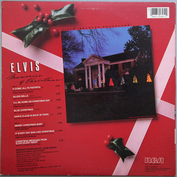 Elvis* : Memories Of Christmas (LP, Album, Comp, Ind)