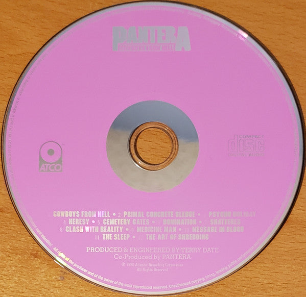 Pantera : Cowboys From Hell (CD, Album, RE)