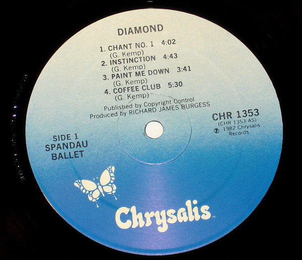 Spandau Ballet : Diamond (LP, Album, PRC)