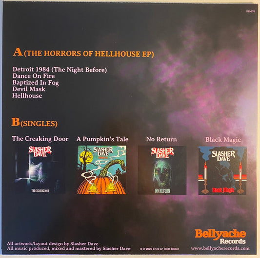 Slasher Dave : The Horrors Of Hellhouse (12", EP, Ltd, Yel)