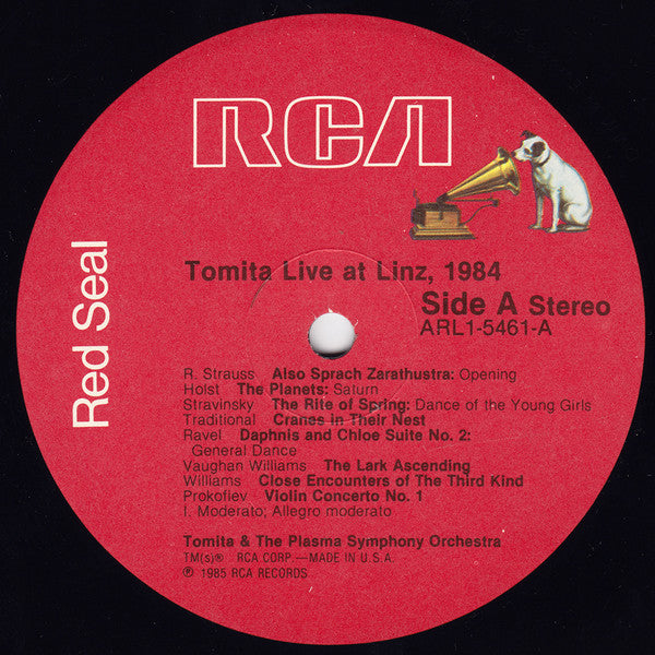 Tomita : Live At Linz, 1984 (The Mind Of The Universe) (LP, Gat)