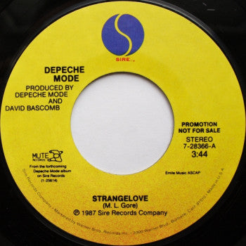 Depeche Mode : Strangelove (7", Single, Promo)
