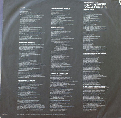 Gil Scott-Heron And Brian Jackson* : Secrets (LP, Album, Pit)