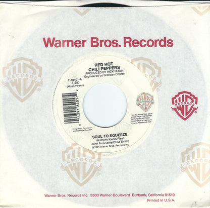 Red Hot Chili Peppers : Soul To Squeeze (7")