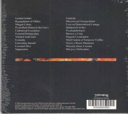 Carcass : Reek Of Putrefaction (CD, Album, RE, RM, MMX)