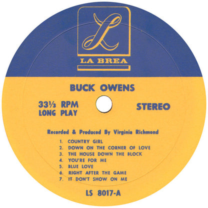 Buck Owens : Buck Owens (LP, Album)