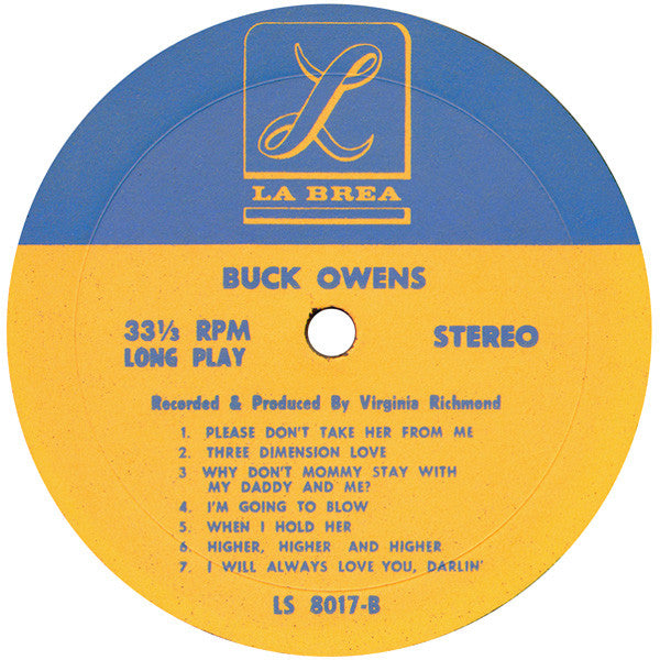 Buck Owens : Buck Owens (LP, Album)