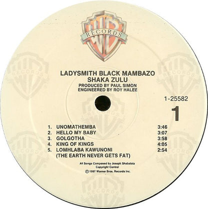 Ladysmith Black Mambazo : Shaka Zulu (LP, Album, SRC)