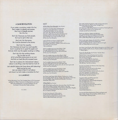 Mott The Hoople : Mott (LP, Album, Pit)