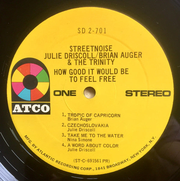 Julie Driscoll, Brian Auger & The Trinity : Streetnoise (2xLP, Album, PR,)