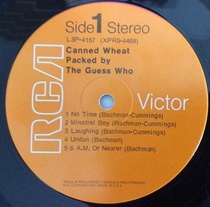 The Guess Who : Canned Wheat (LP, Album, RE, Ind)