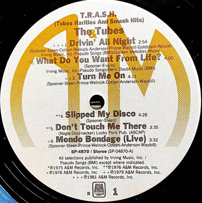 The Tubes : T.R.A.S.H. (Tubes Rarities And Smash Hits) (LP, Album, Comp, RCA)