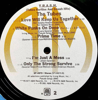 The Tubes : T.R.A.S.H. (Tubes Rarities And Smash Hits) (LP, Album, Comp, RCA)