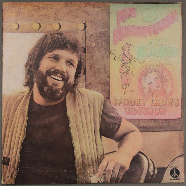 Kris Kristofferson : Spooky Lady's Sideshow (LP, Album, Pit)