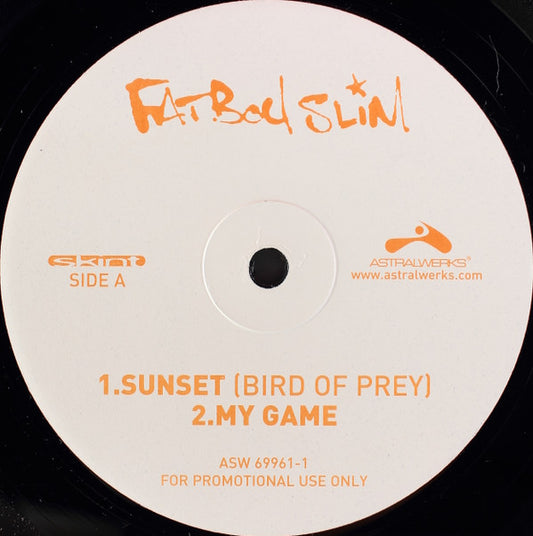 Fatboy Slim : Sunset (Bird Of Prey) (12", Promo)