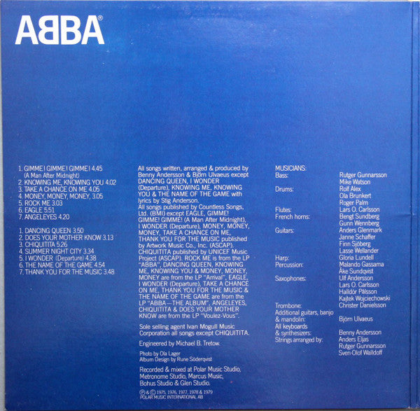 ABBA : Greatest Hits Vol. 2 (LP, Comp, Club, CRC)